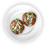 Baked Potatoes With Chicken 