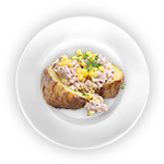 Baked Potatoes With Sweetcorn 