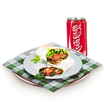 Cheese & Salad Wrap Meal 