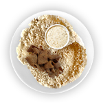 Tray Donner Meat With Salad 