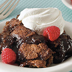 Chocolate Fudge Cake With Cream 